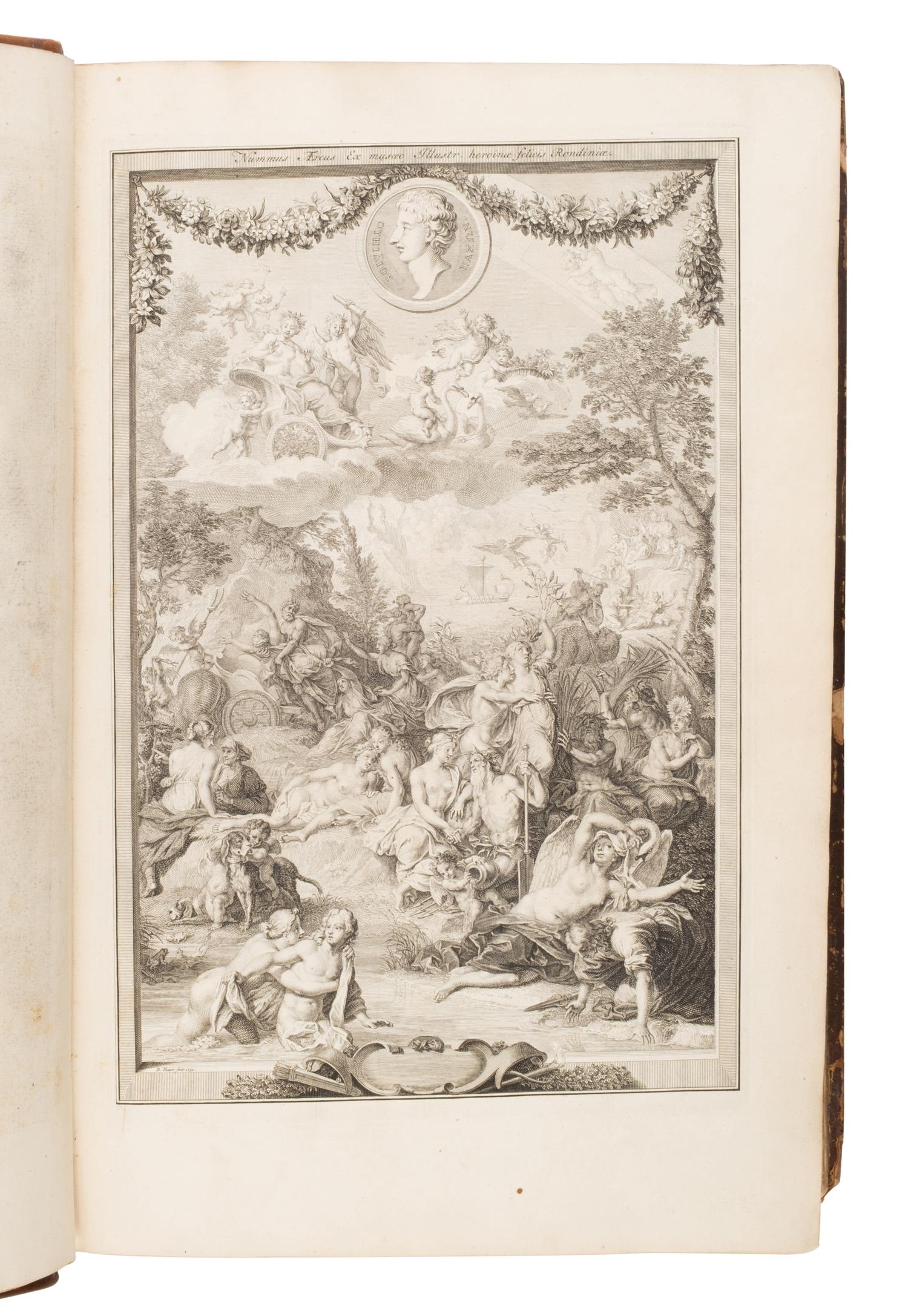 Ovid (46 BCE-17/18 CE). Ovid's Metamorphoses, in Latin and English . Translated into English by Dryden, Addison, Pope, Gay, and other “eminent hands”. Amsterdam: for Wetsteins and Smith, 1732.