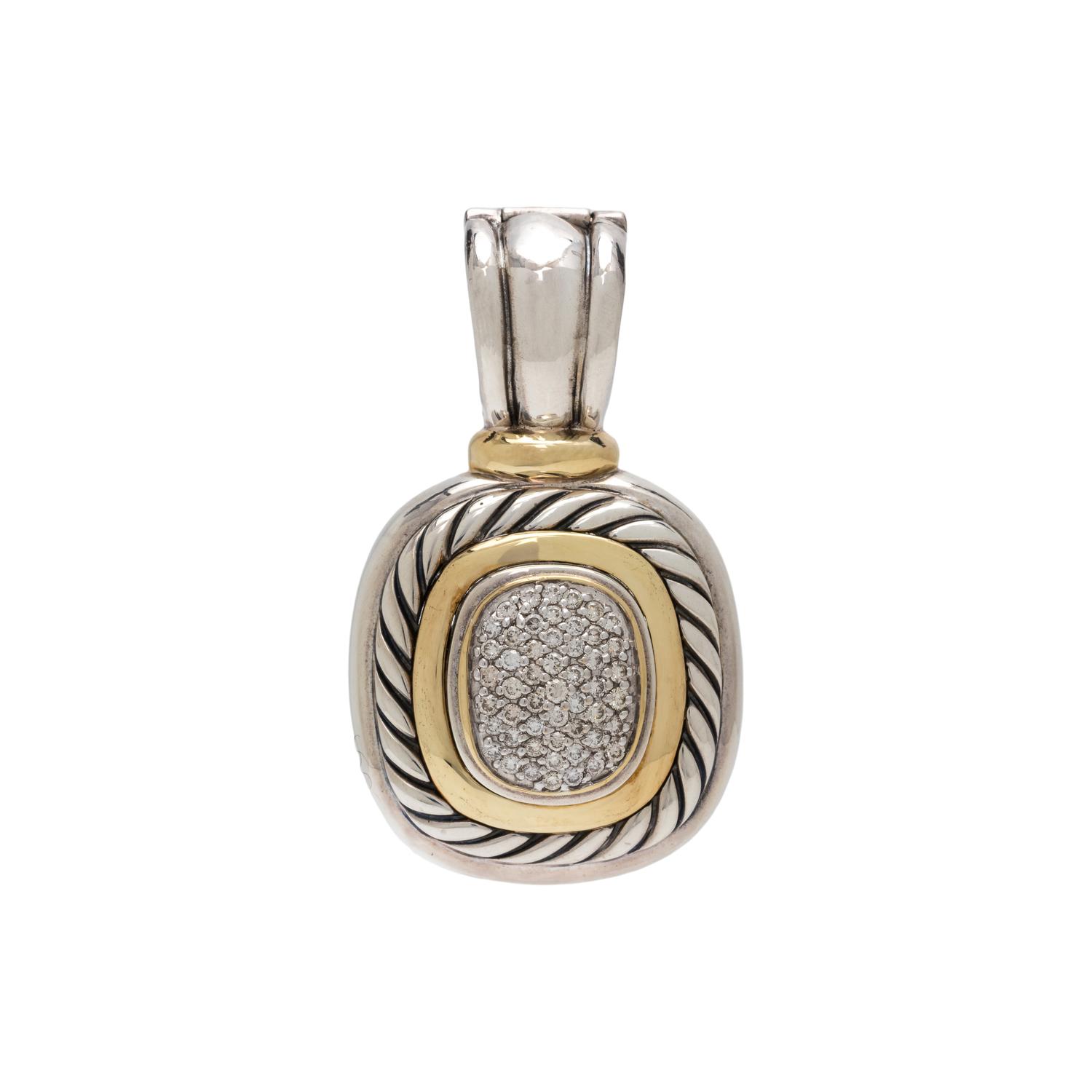 DAVID YURMAN, DIAMOND 'ALBION' PENDANT