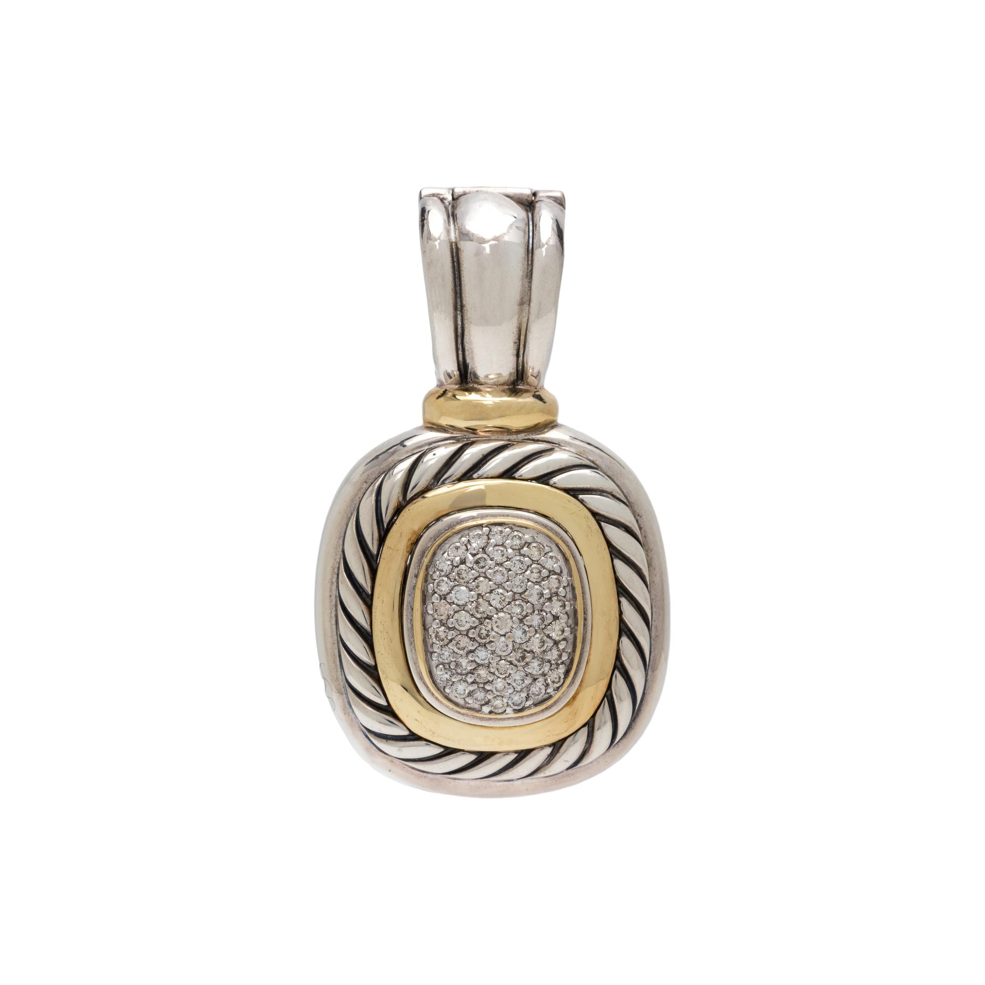 DAVID YURMAN, DIAMOND 'ALBION' PENDANT
