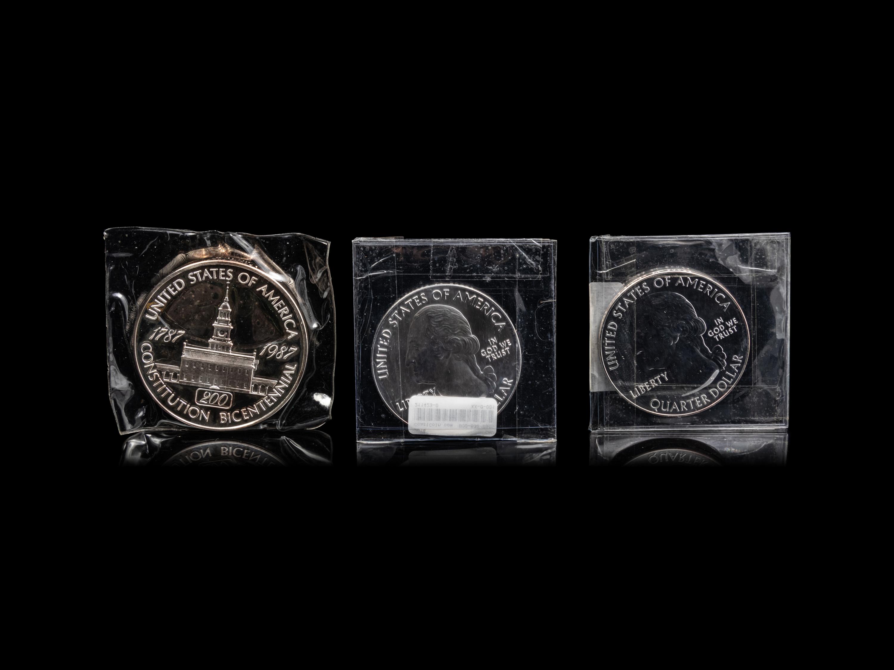 [PRIVATE ISSUE] A Collection of Six Large-Size Silver Rounds