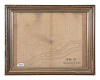 [MAPS & ATLASES]. Town of Momence. Laid of by James Mix. N.p., n.d.