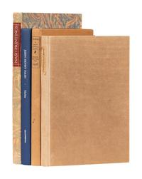 [JOHN HENRY NASH – BOOK CLUB OF CALIFORNIA]. A group of 4 works printed by John Henry Nash for the Book Club of California, comprising: