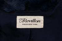 Revillon Blue Fur Coat, 1980-90s