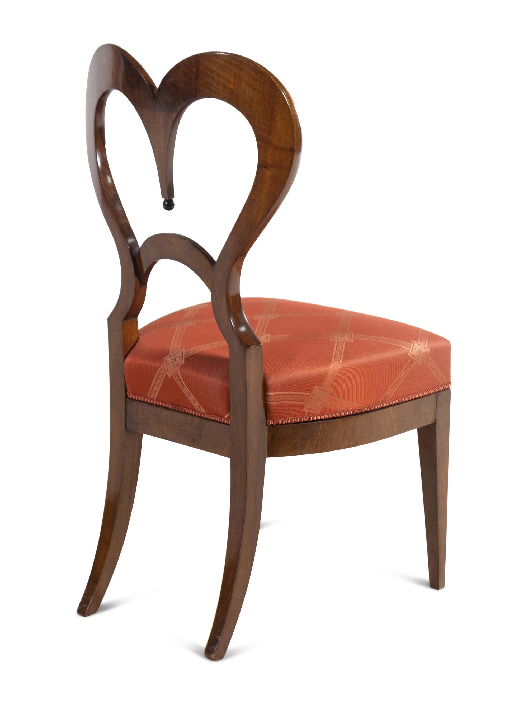 An Austrian Walnut Side Chair