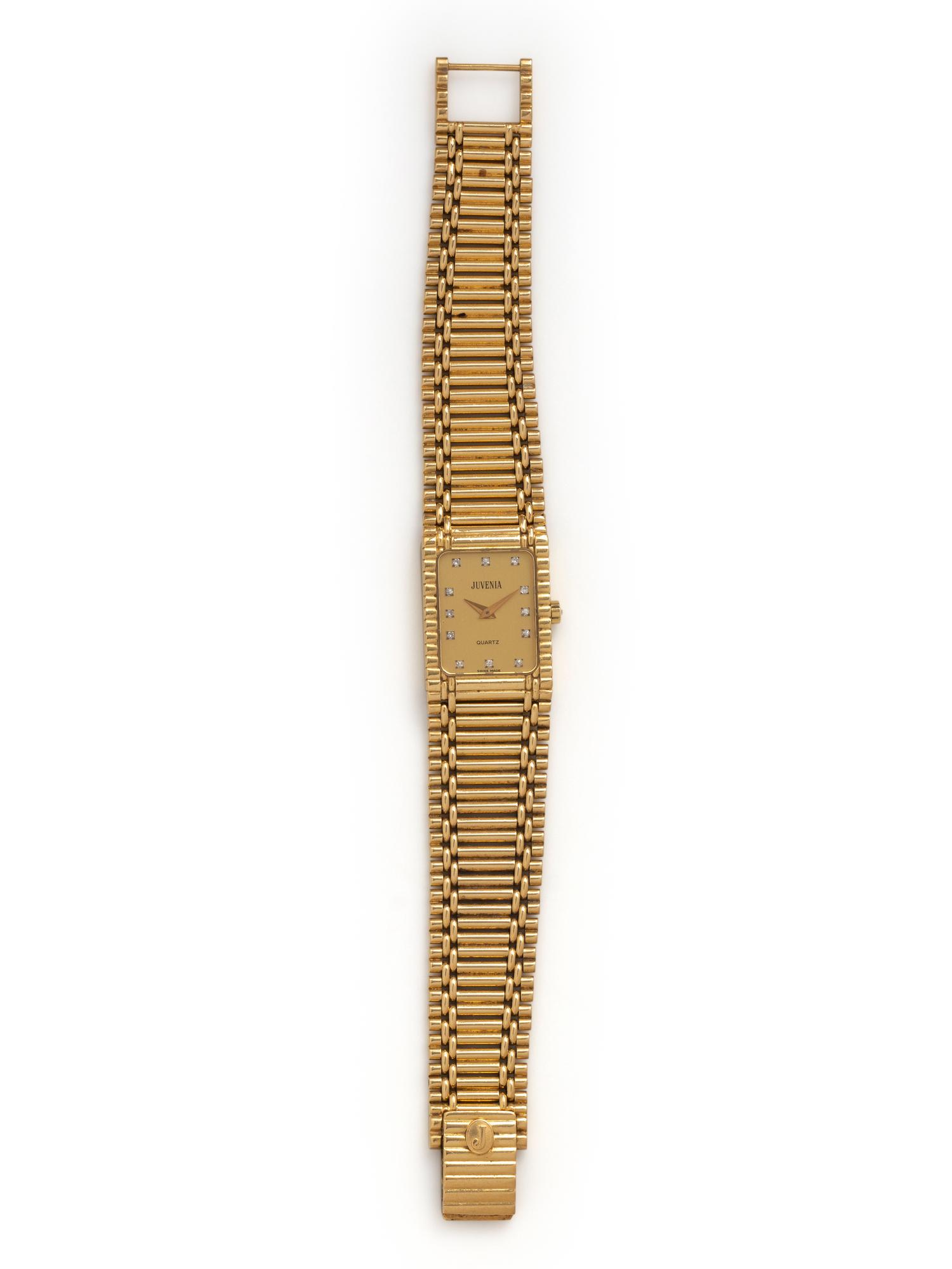 JUVENIA, 18K YELLOW GOLD WATCH