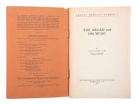 [MUSIC] LOCKE, Alain. The Negro and his Music . Washington: Associates in Negro Folk Education, 1936