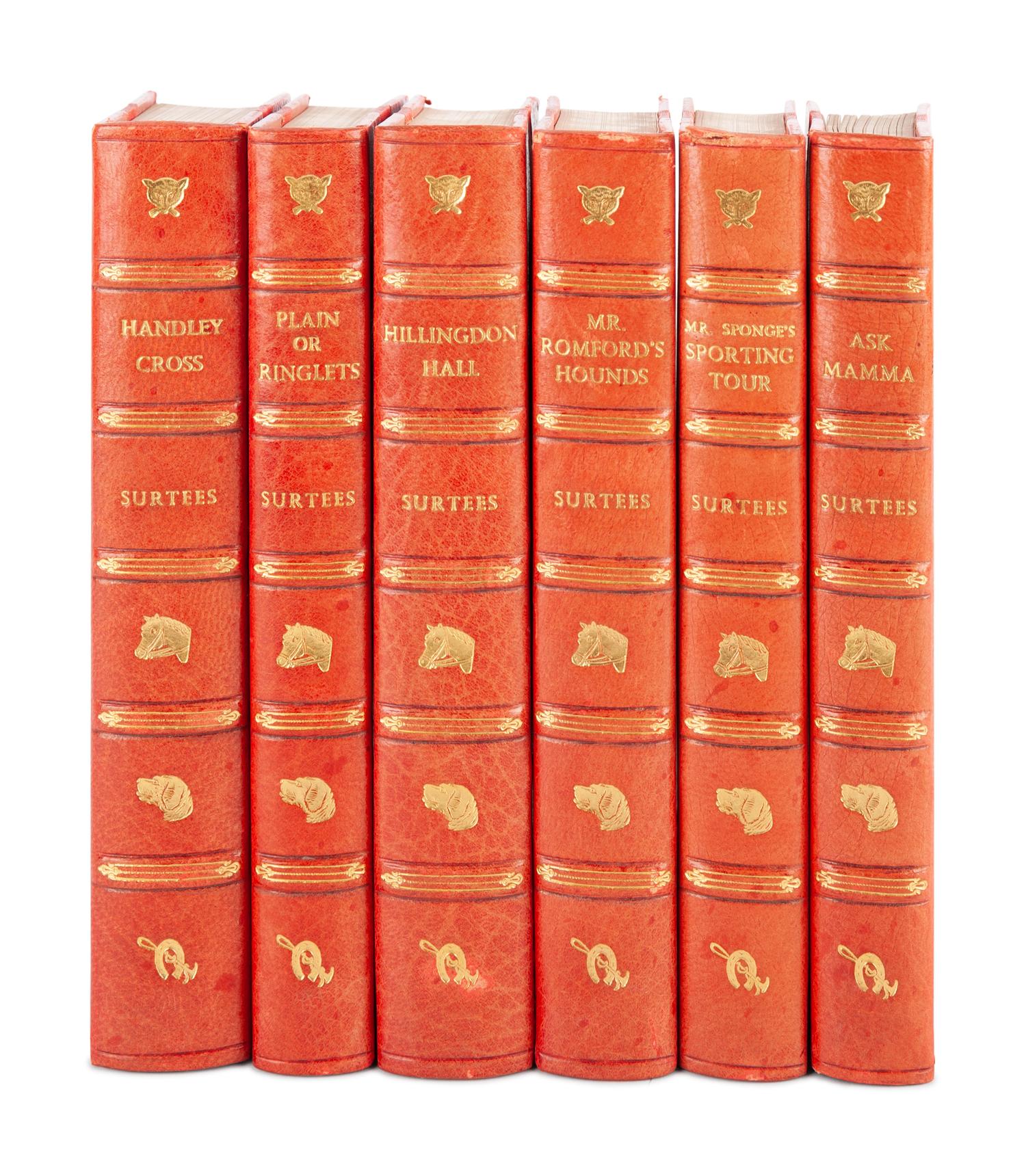 [BINDINGS] -- [SPORTING NOVELS]. SURTEES, Robert Smith (1803-1864). [SPORTING NOVELS]. SURTEES, Robert Smith (1803-1864).