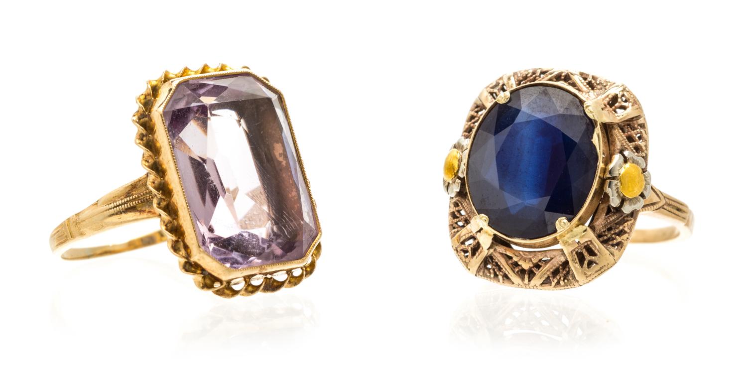 A Collection of Yellow Gold Rings, 6.00 dwts.