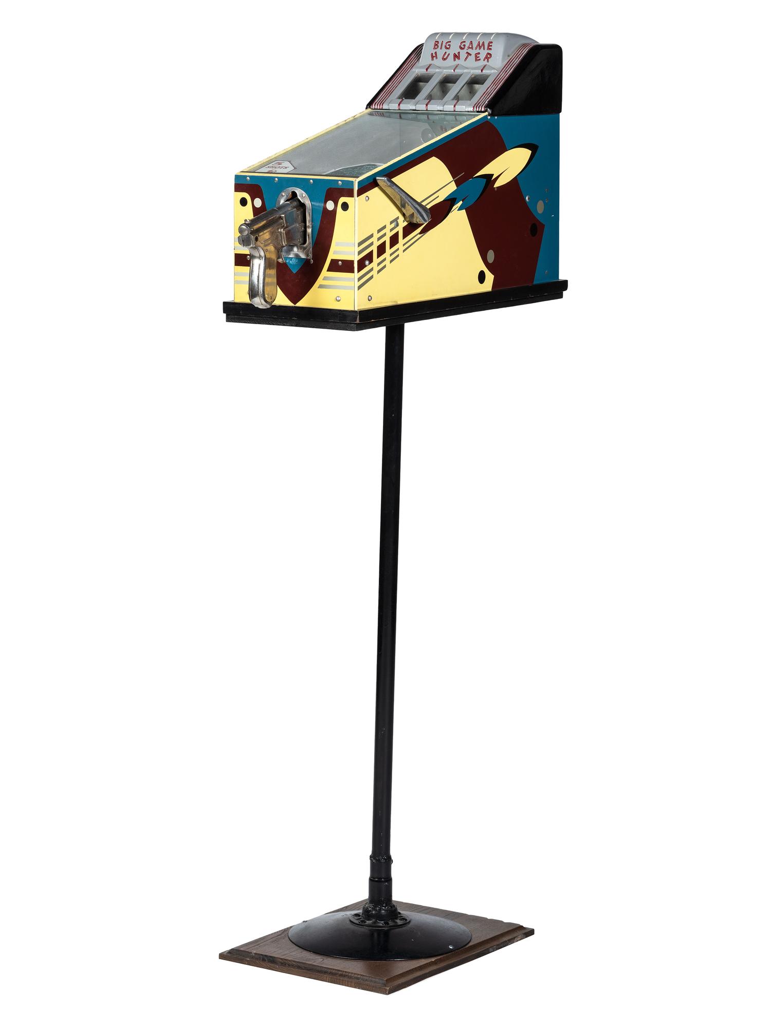 A W.A. Tratsch Big Game Hunter Coin Operated Skill Shot Game