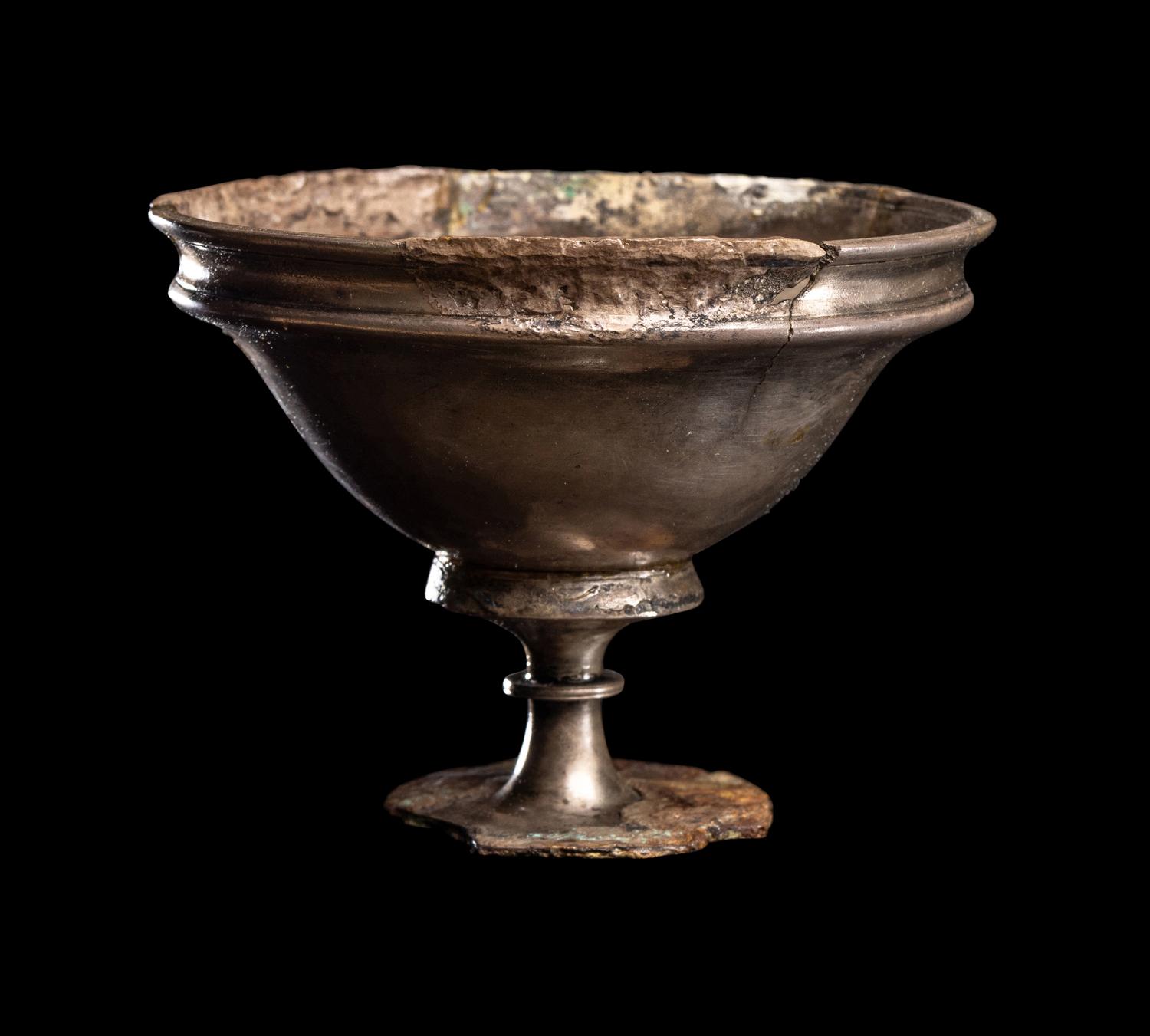 A Roman Silver Cereal Bowl