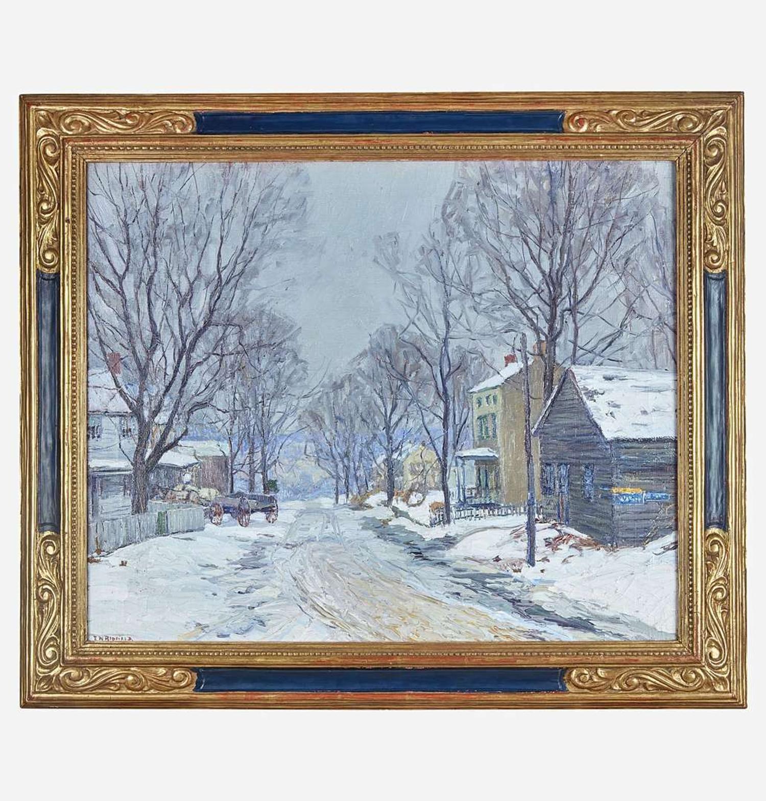 Edward Willis Redfield (American, 1869–1965) Country Road Winter