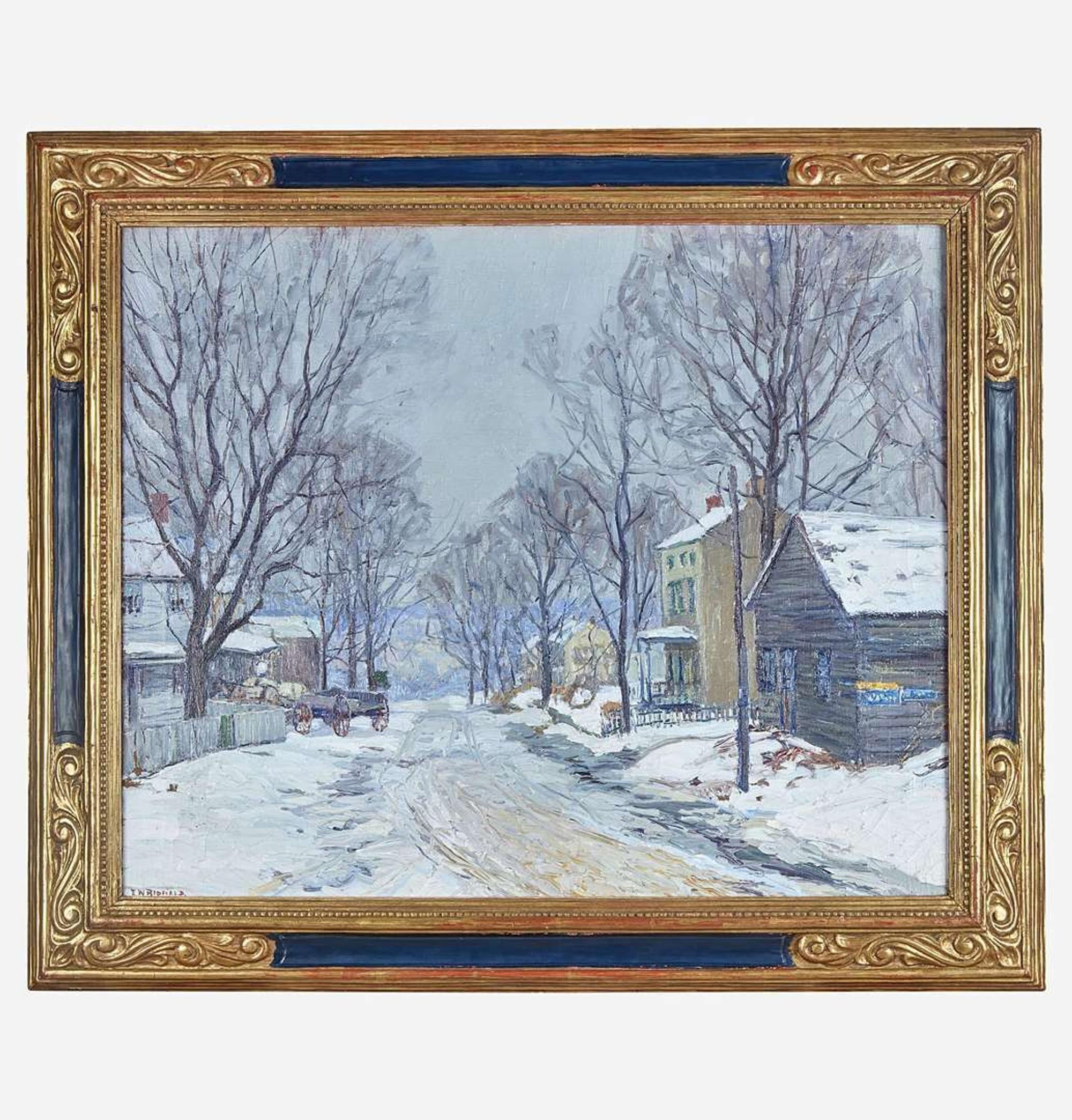 Edward Willis Redfield (American, 1869–1965) Country Road Winter