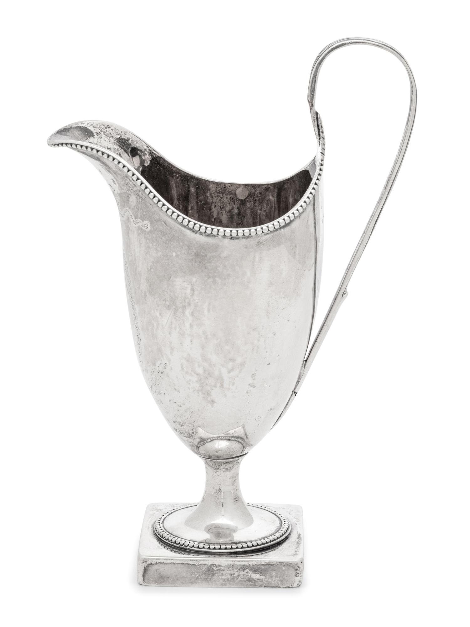 A Hester Bateman George III Silver Creamer