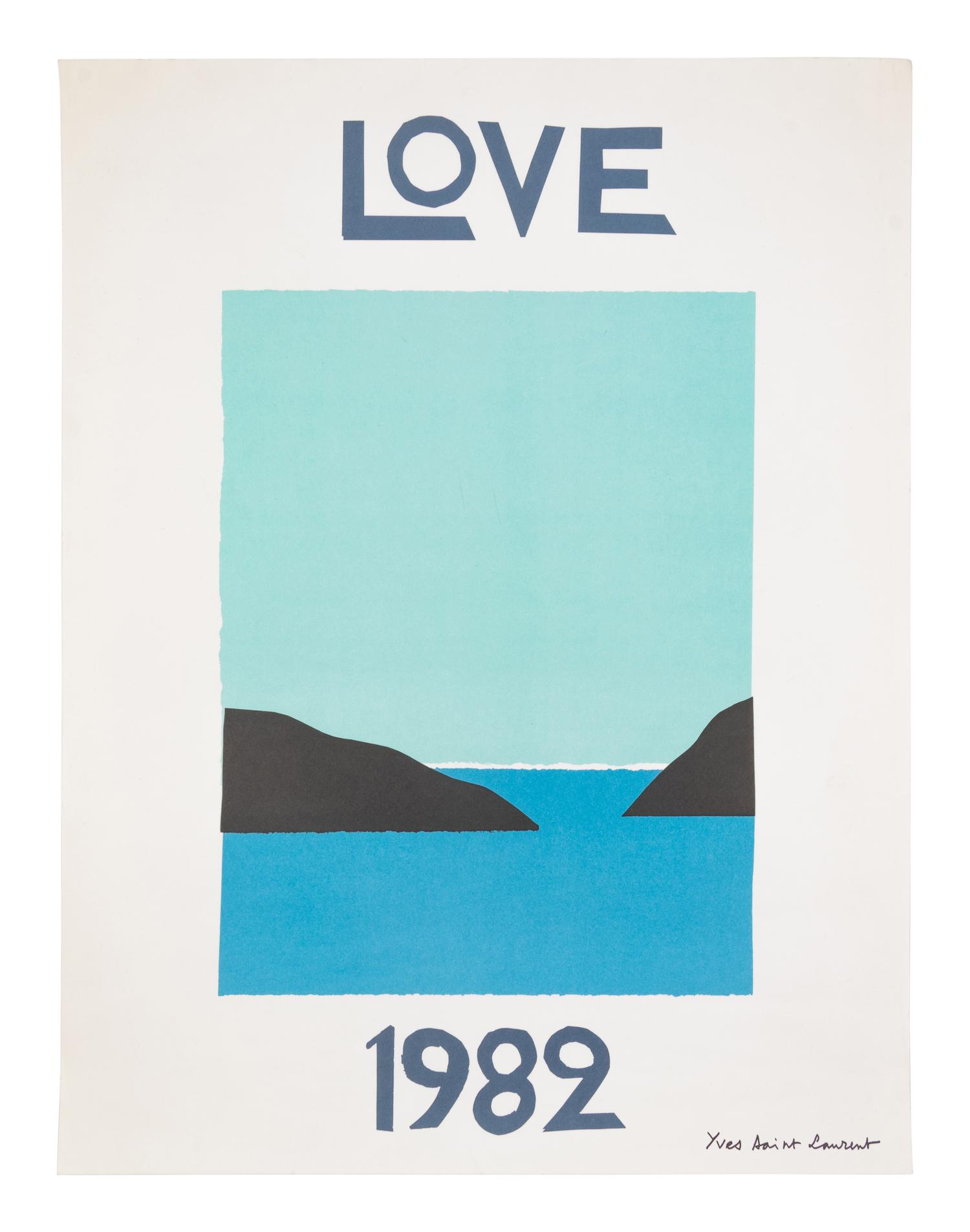 Group of Six Yves Saint Laurent Posters, 1975-83
