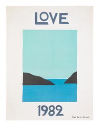 Group of Six Yves Saint Laurent Posters, 1975-83