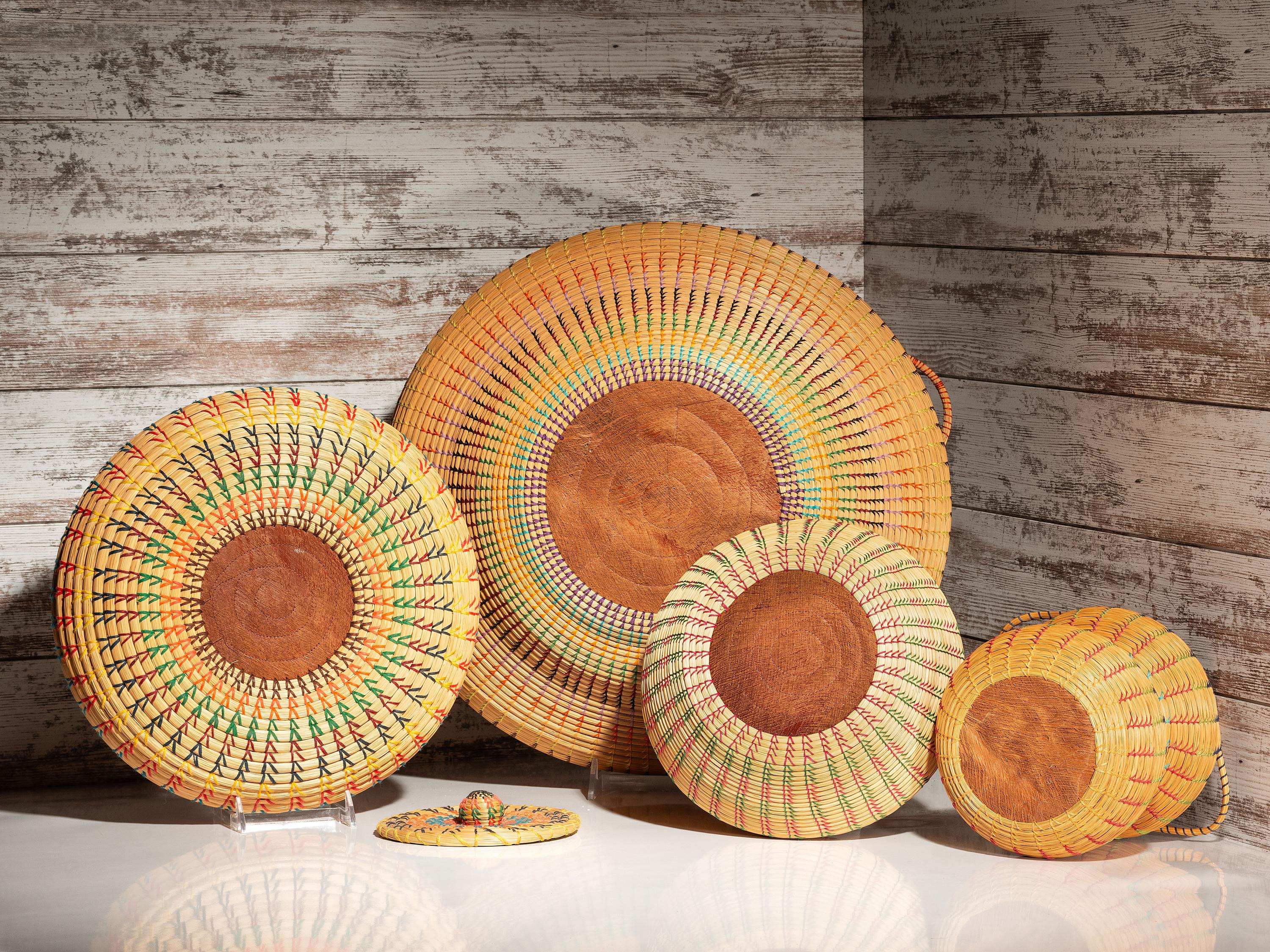 Collection of Seminole Baskets