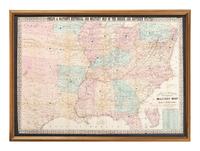 [CIVIL WAR]. PHELPS & WATSON, publishers. Phelps & Watson's Historical and Military Map of the Border & Southern States.