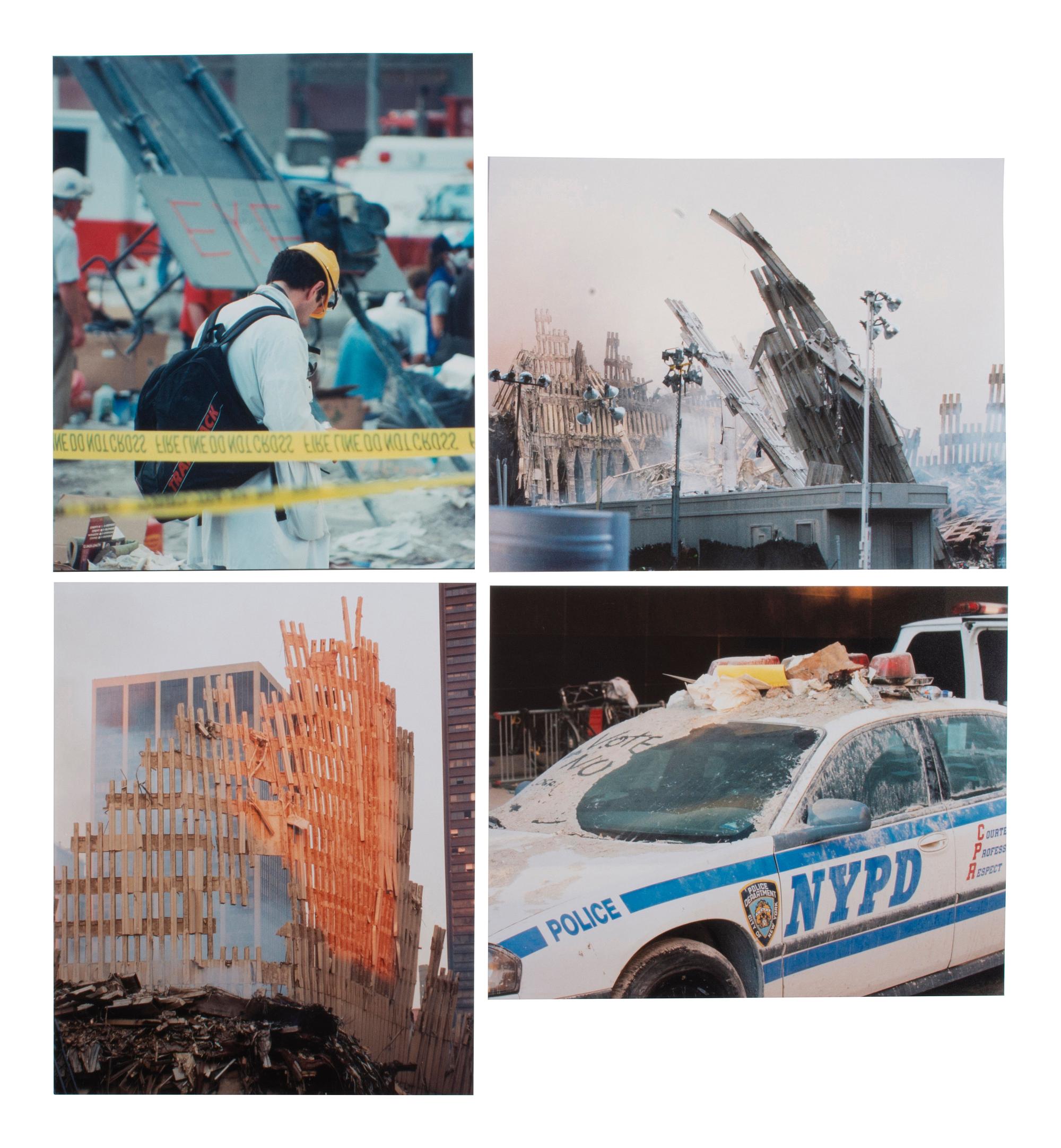 [20TH CENTURY]. Large collection of photographs documenting the aftermath of September 11, 2001.