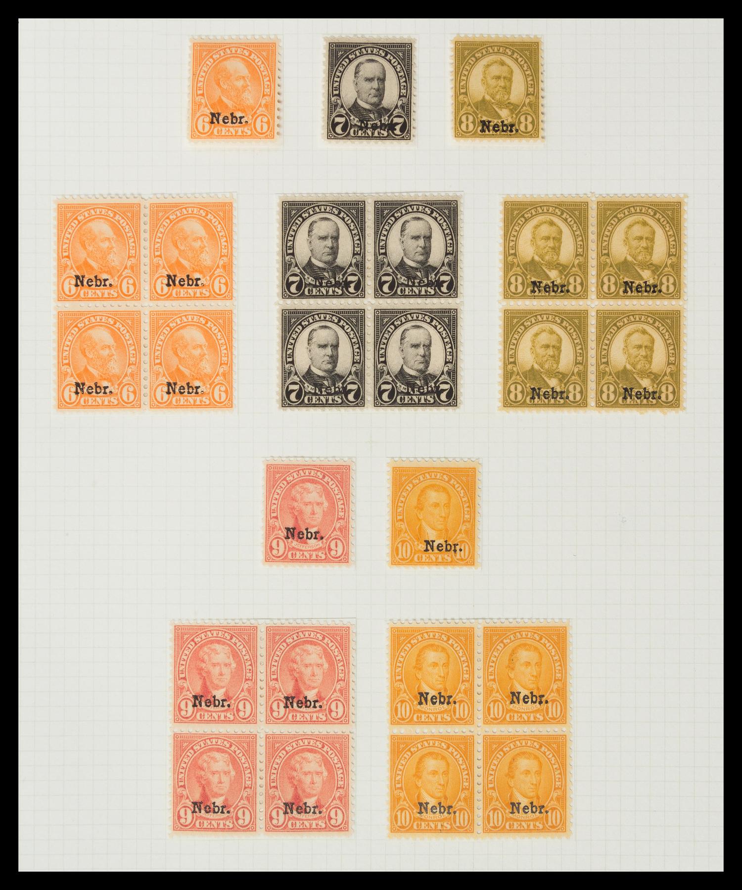 A Collection of United States Regular Issue Stamps — 1917-1932