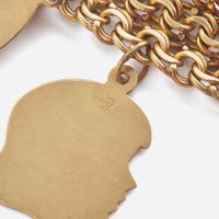 A 14K Yellow Gold Charm Bracelet