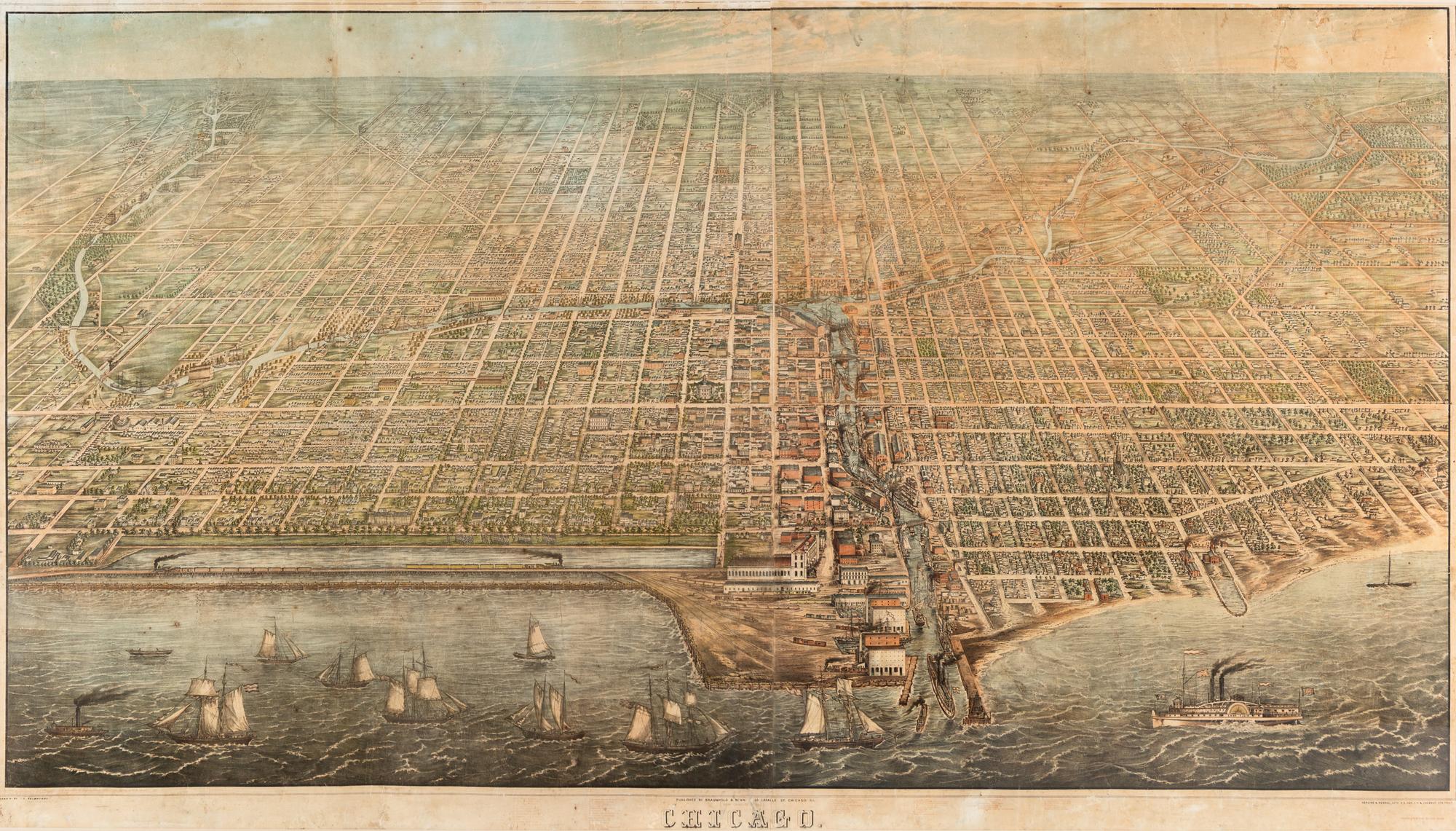 PALMATARY, J[ames] T. Chicago . Chicago: Braunhold & Sonne [now Charles Sonne], 1857.
