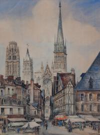 Frank Will, (French, 1900-1951), Rouen