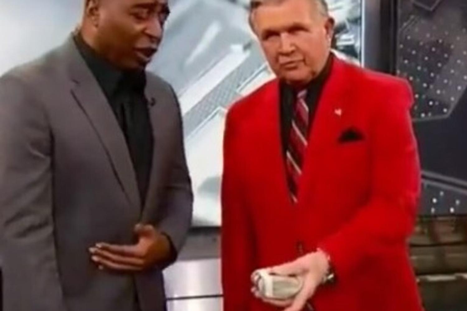 Mike Ditka's Personally Owned Red Sports Coat Famously Worn on ESPN NFL Countdown