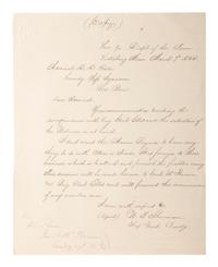 [CIVIL WAR]. Autographs from Civil War soldiers incl. Generals SHERMAN, MCCLELLAN, and BUTLER.