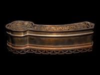 A Copper Ruyi Scepter Form Incense Burner