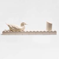Jack Earl (American, b. 1934) Duck on Waves, USA, circa 1973