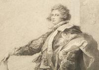 A Group of Six Framed Black and White Engravings of Famous British Figures