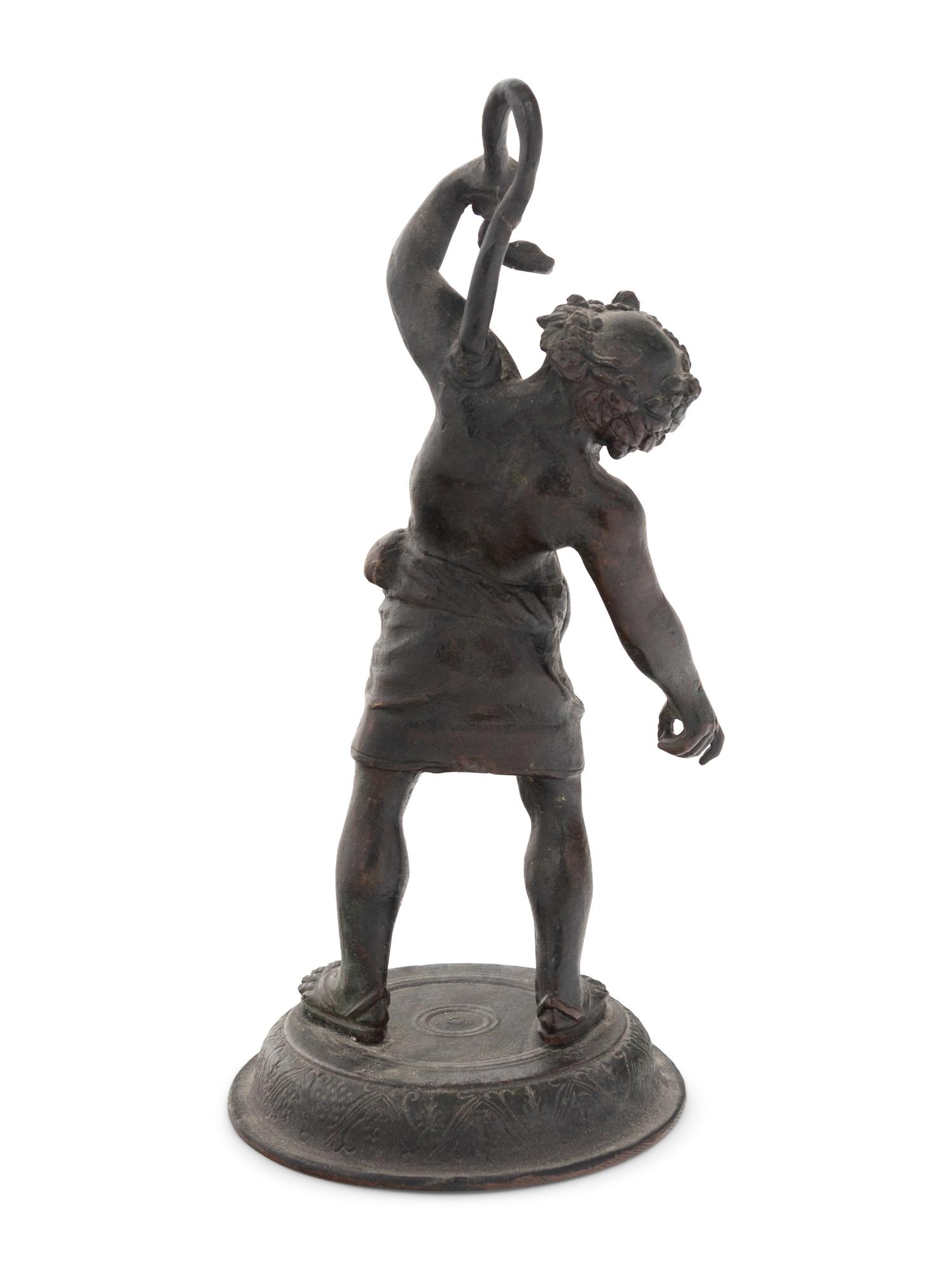 A Grand Tour Bronze Figure of Silenus