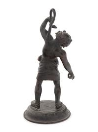 A Grand Tour Bronze Figure of Silenus
