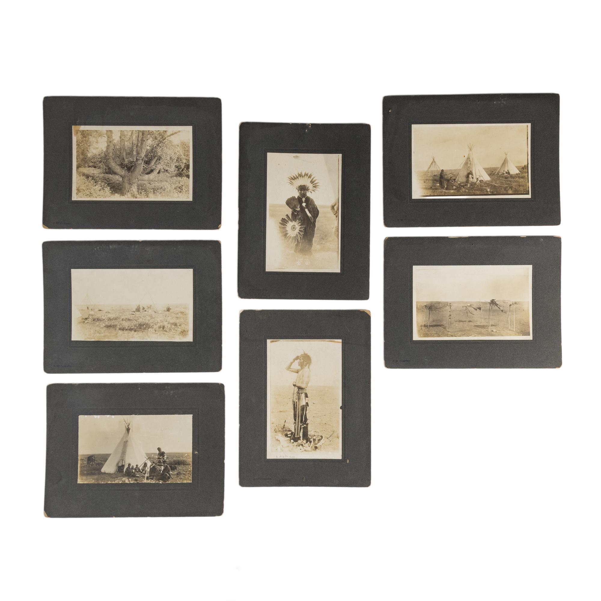 S.W. Ormsby (American, 1858-1929) — Fifteen Photographs of Sioux ca late 19th-early 20th century.