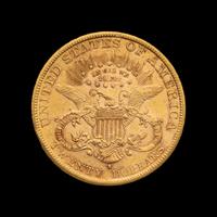 An 1895-S Liberty Head $20 Gold Coin