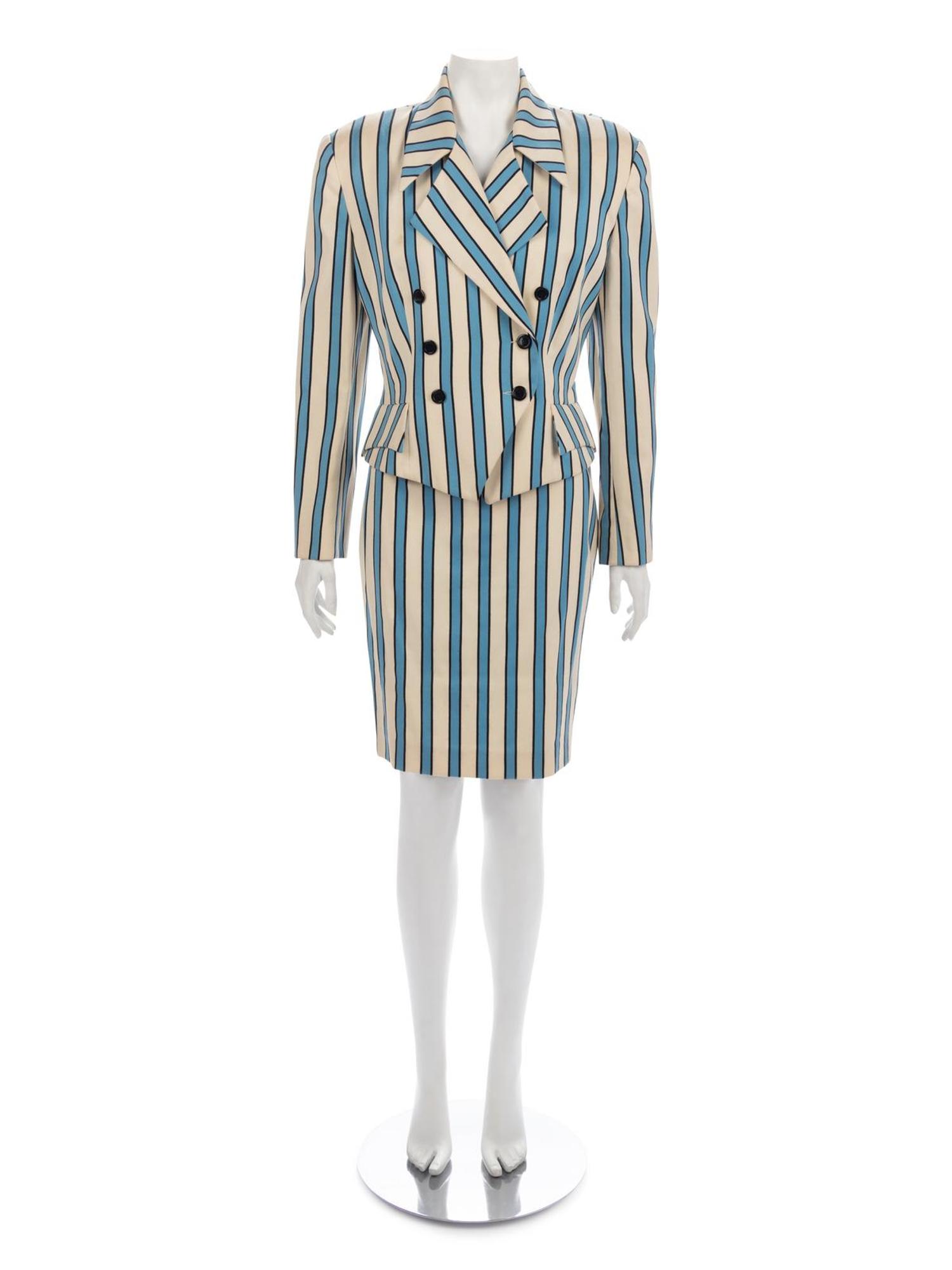 Two Designer Skirt Suits, 1980-90s: Valentino & Irene Remonville