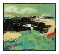 Storm Over the Lake (diptych)