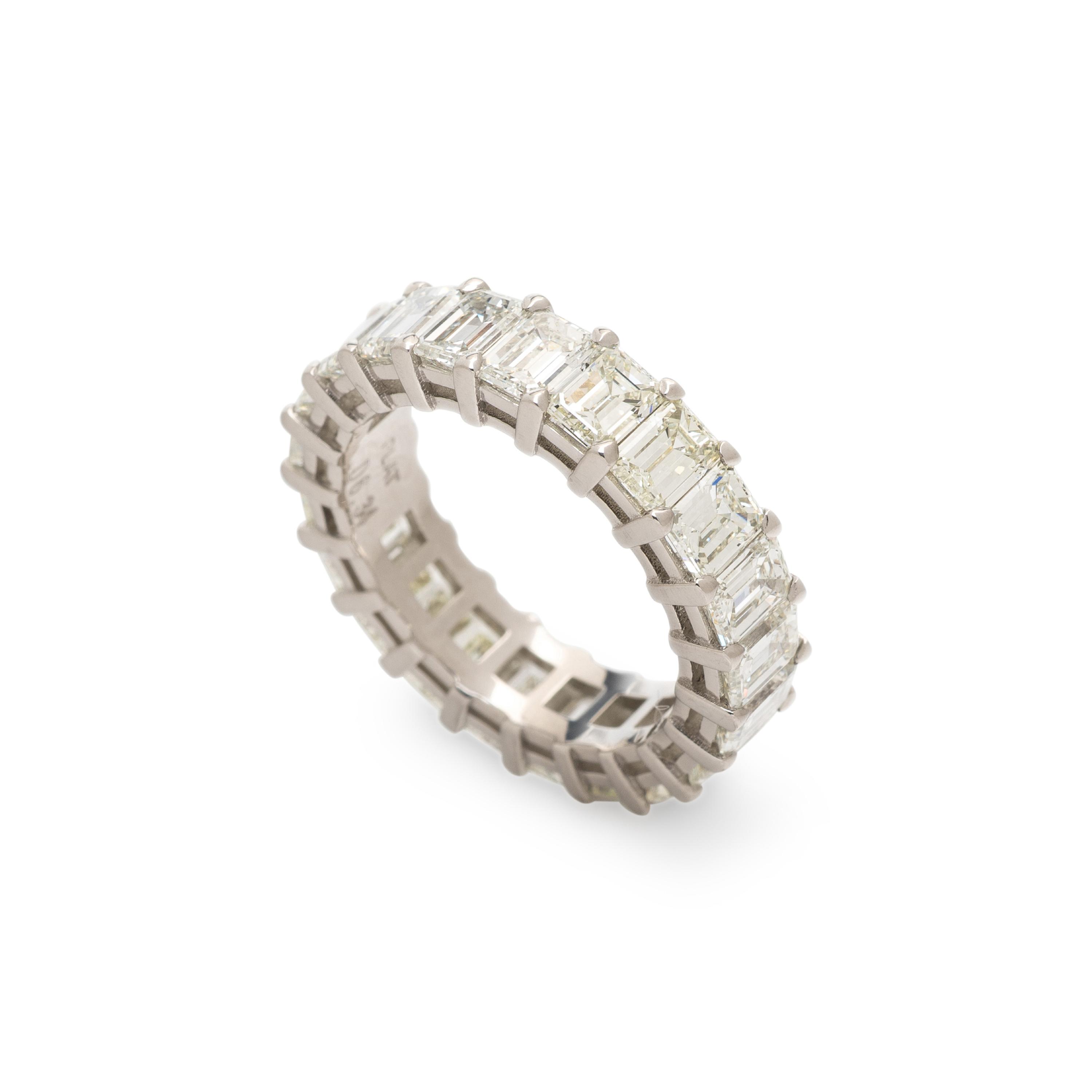 PLATINUM AND DIAMOND ETERNITY RING
