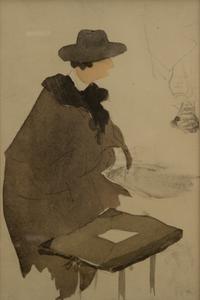 A Portfolio of Prints after Jacques Villon Framed size 18 x 18 inches.