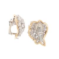 CARTIER, DIAMOND CLUSTER CLIP EARRINGS