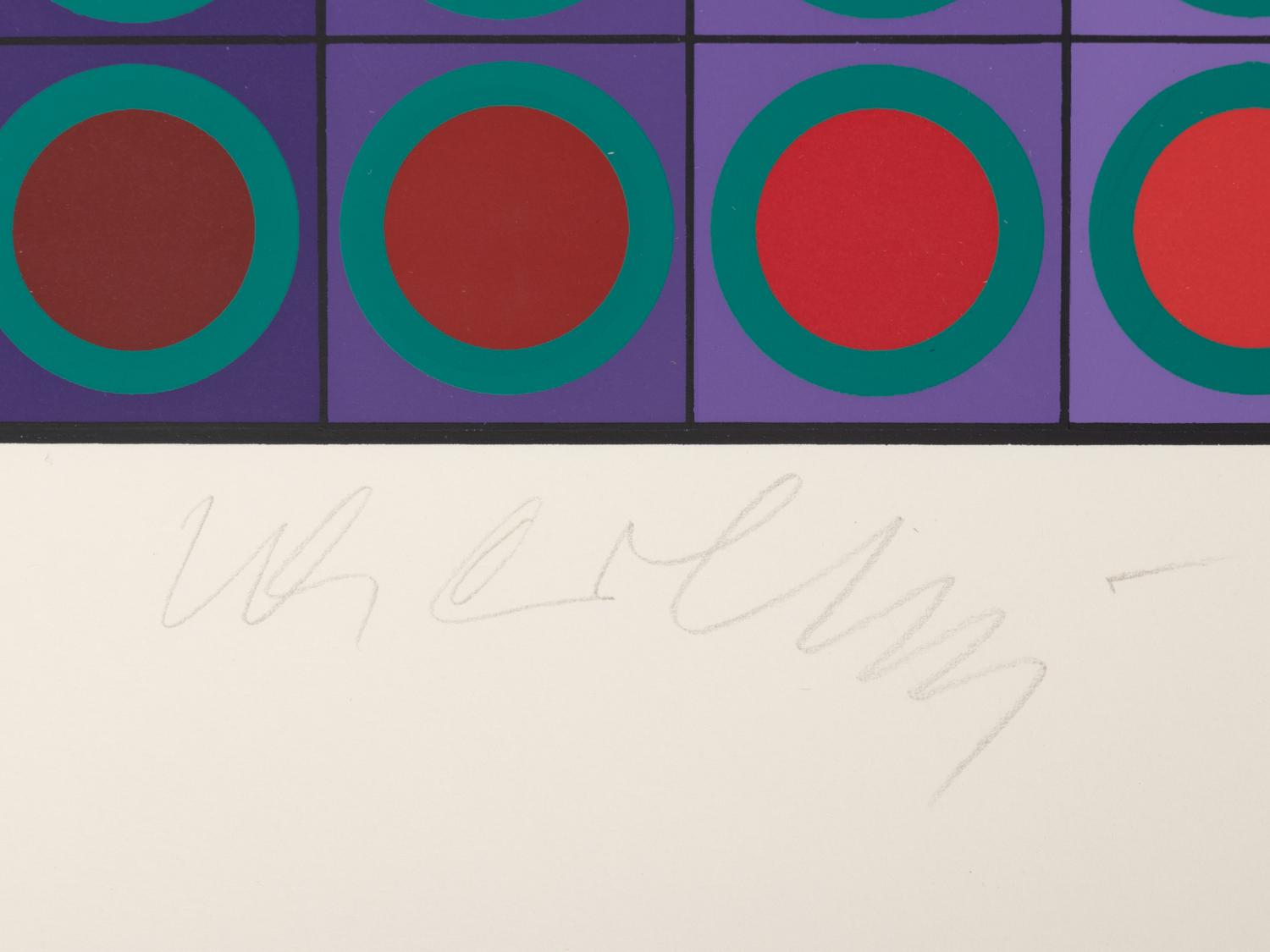 Purple and Blues and Kraft und Natur (a pair of prints)