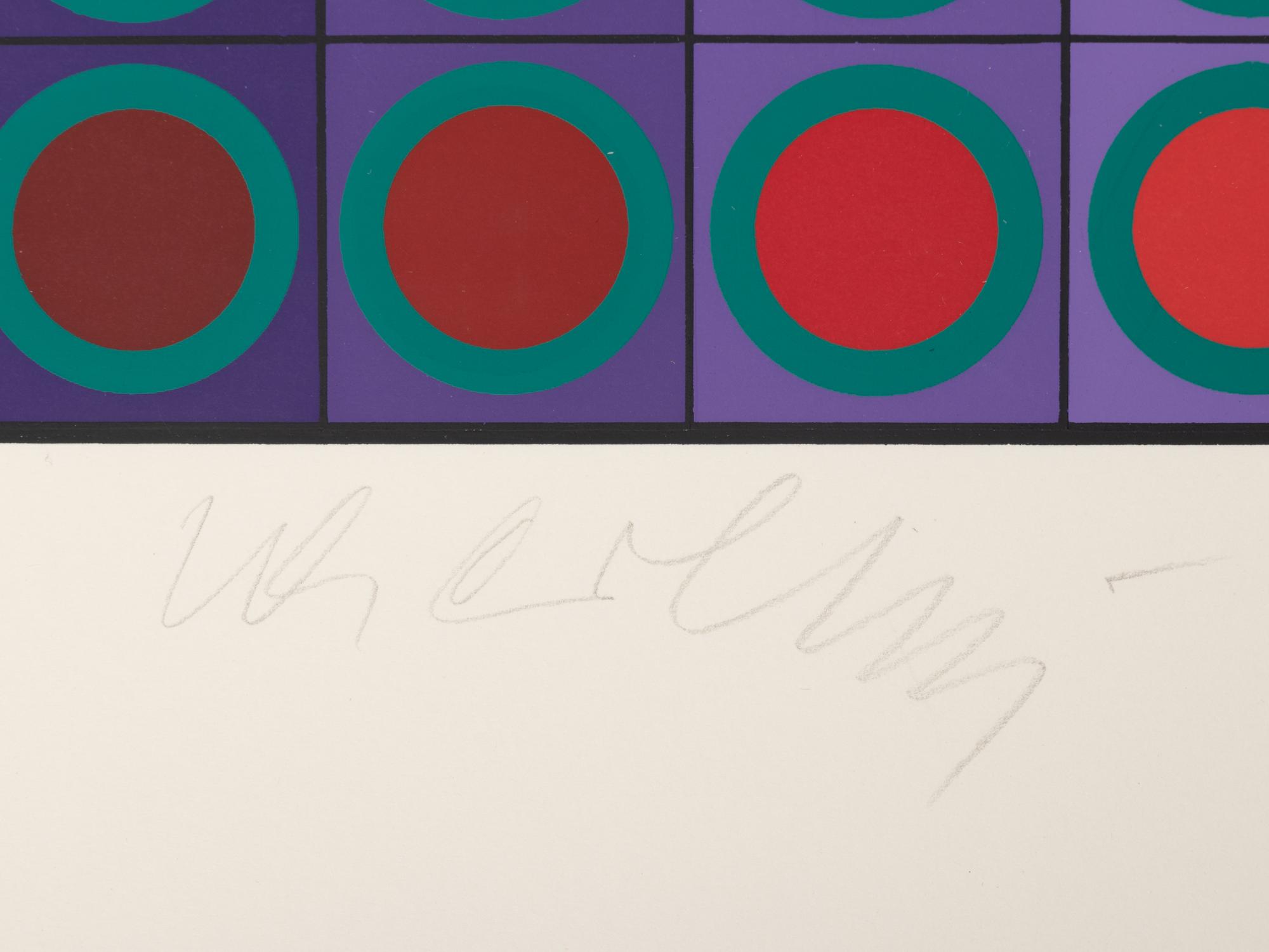 Purple and Blues and Kraft und Natur (a pair of prints)