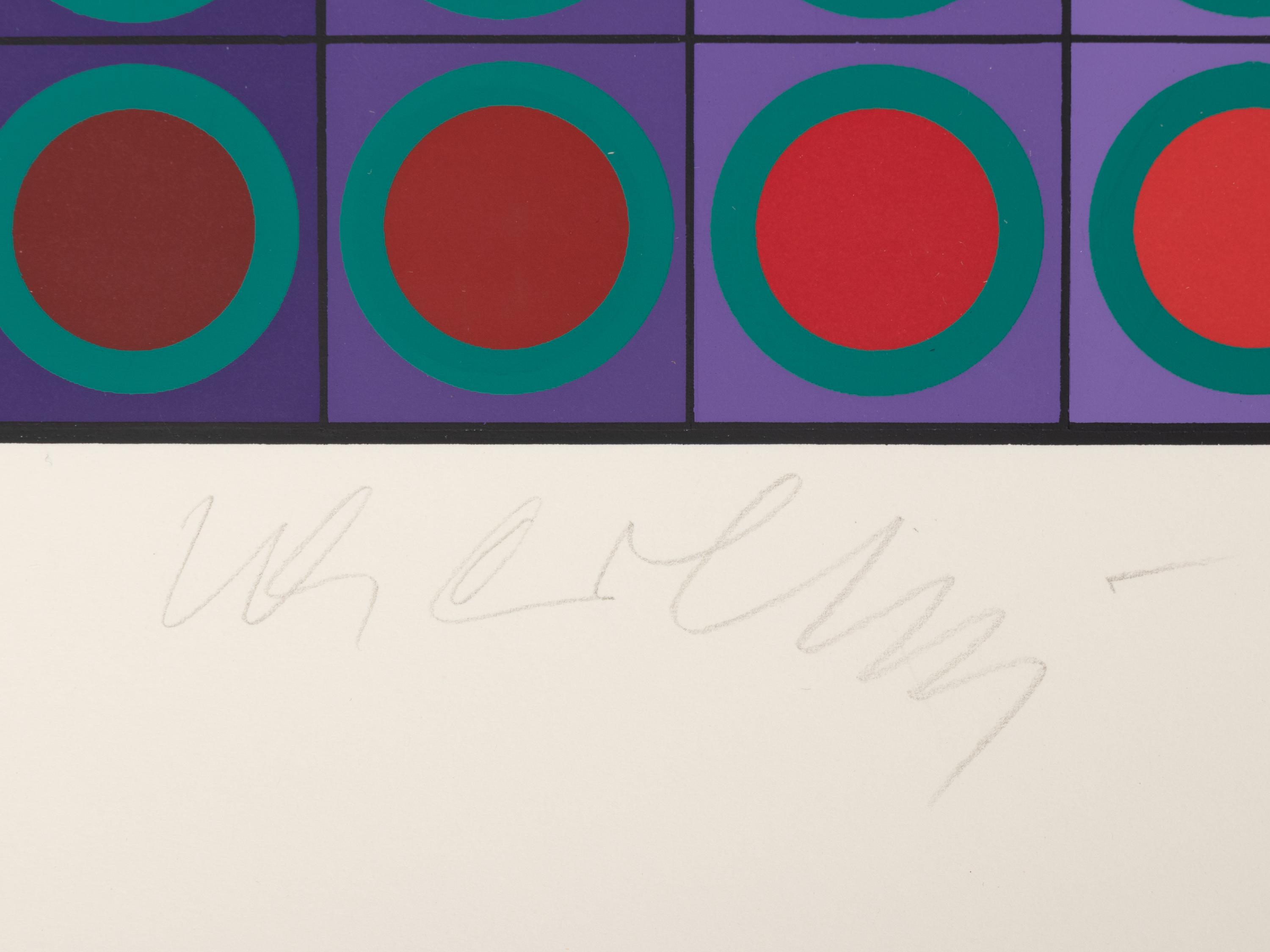 Purple and Blues and Kraft und Natur (a pair of prints)