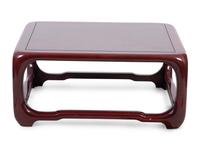 A Karl Springer Chinese Cube Red Lacquered Coffee Table — 20TH CENTURY