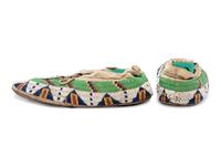 Sioux Beaded Hide Moccasins