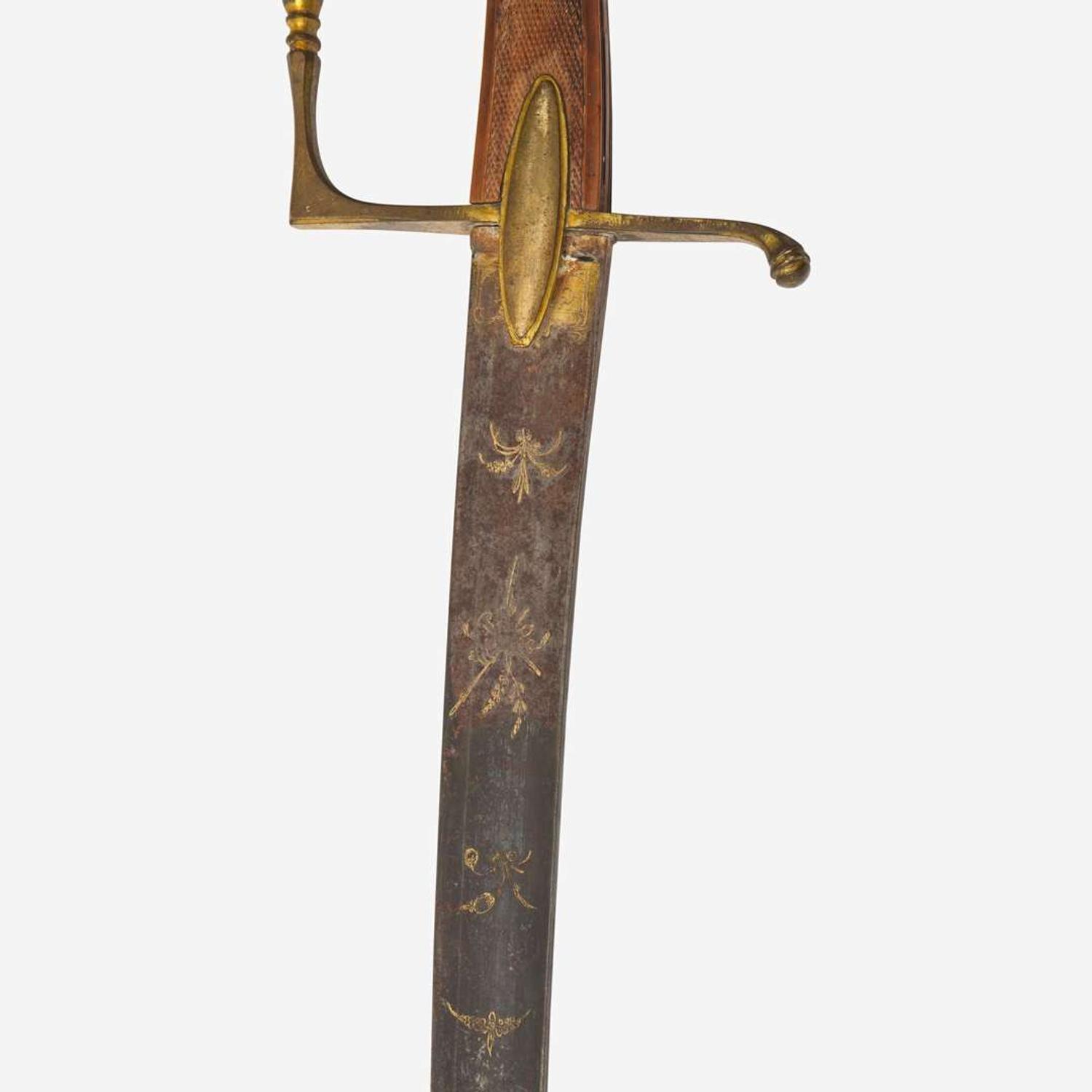 A French Napoleonic era infantry saber circa 1800-1815