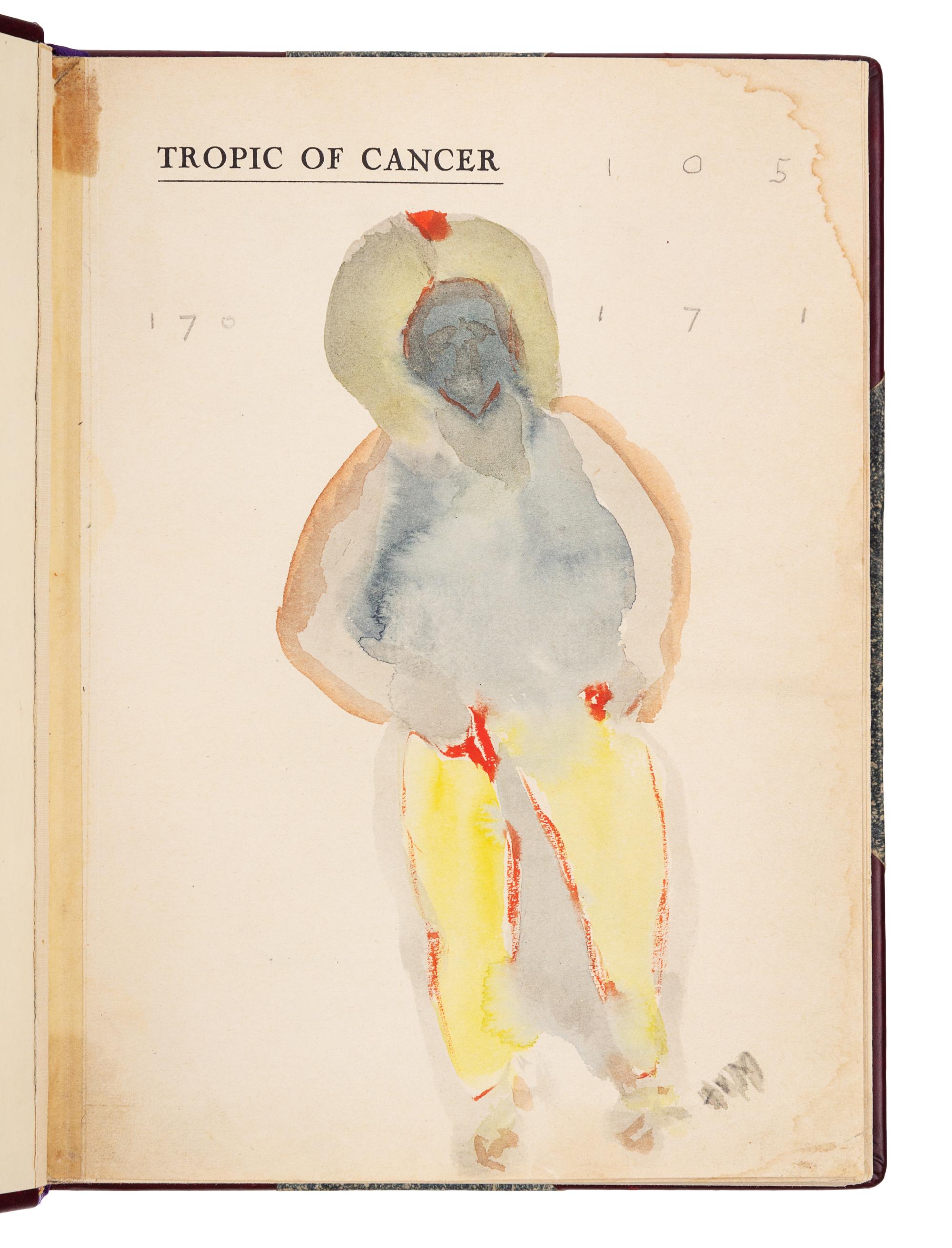 MILLER, Henry (1891-1980). The Tropic of Cancer. Paris: Obelisk Press, [1934].