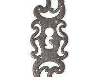A Collection of Seven Wrought Iron Escutcheons, French, 18th and 19th Century