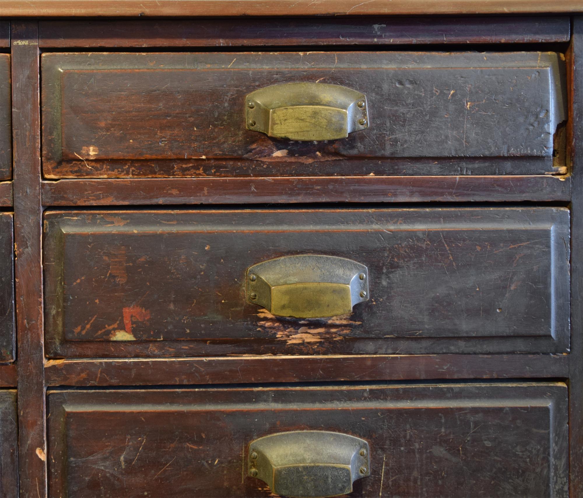 A Wrought Iron and Wood Shop Counter 118" W x 29" D x 52" H — Argentina, Circa 1920