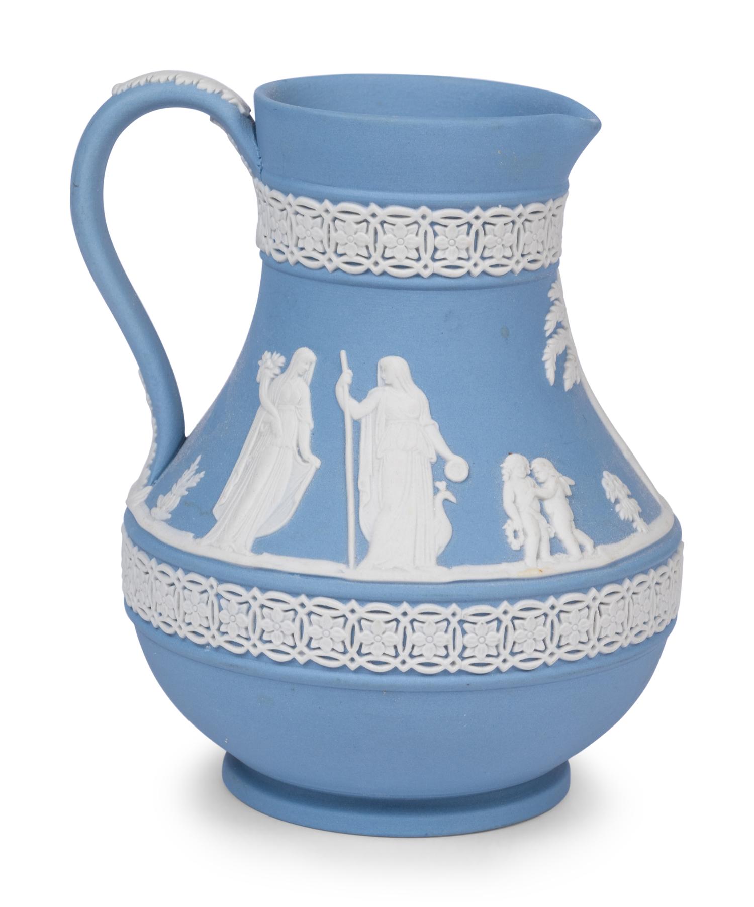 A Wedgewood Jasperware Pitcher